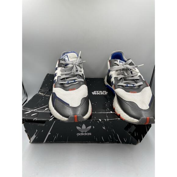 Adidas Star Wars Men Shoes Size 11.5 Nite Jogger FV8040 R2-D2 2019 With Box main image 11